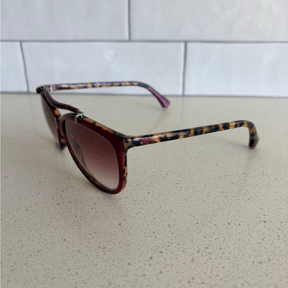 EMPORIO ARMANI EA4039 sunglasses in the colorway 5265/1 burgundy main image 6